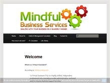 Tablet Screenshot of mindfulbusinessservices.com
